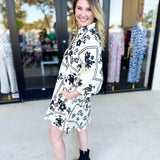 The Jolie Mini Dress - Ivory-510 Mini-ENTRO-July & June Women's Fashion Boutique Located in San Antonio, Texas