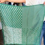 Paisley Square Scarf - Green-130 ACCESSORIES-SHIRALEAH-July & June Women's Fashion Boutique Located in San Antonio, Texas