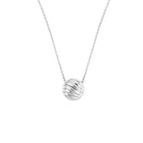 Natalie Wood - Eclipse Ball Necklace Silver-110 Jewelry & Hair-Natalie Wood-July & June Women's Fashion Boutique Located in San Antonio, Texas