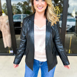 The Girlfriend Blazer-600 Outerwear-SKIES ARE BLUE-July & June Women's Fashion Boutique Located in San Antonio, Texas
