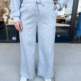 Soft Modal Lounge Pants - Grey-300 Athleisure/Lounge-SKIES ARE BLUE-July & June Women's Fashion Boutique Located in San Antonio, Texas