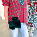 Cora Clutch - Emerald-130 Accessories-SHIRALEAH-July & June Women's Fashion Boutique Located in San Antonio, Texas