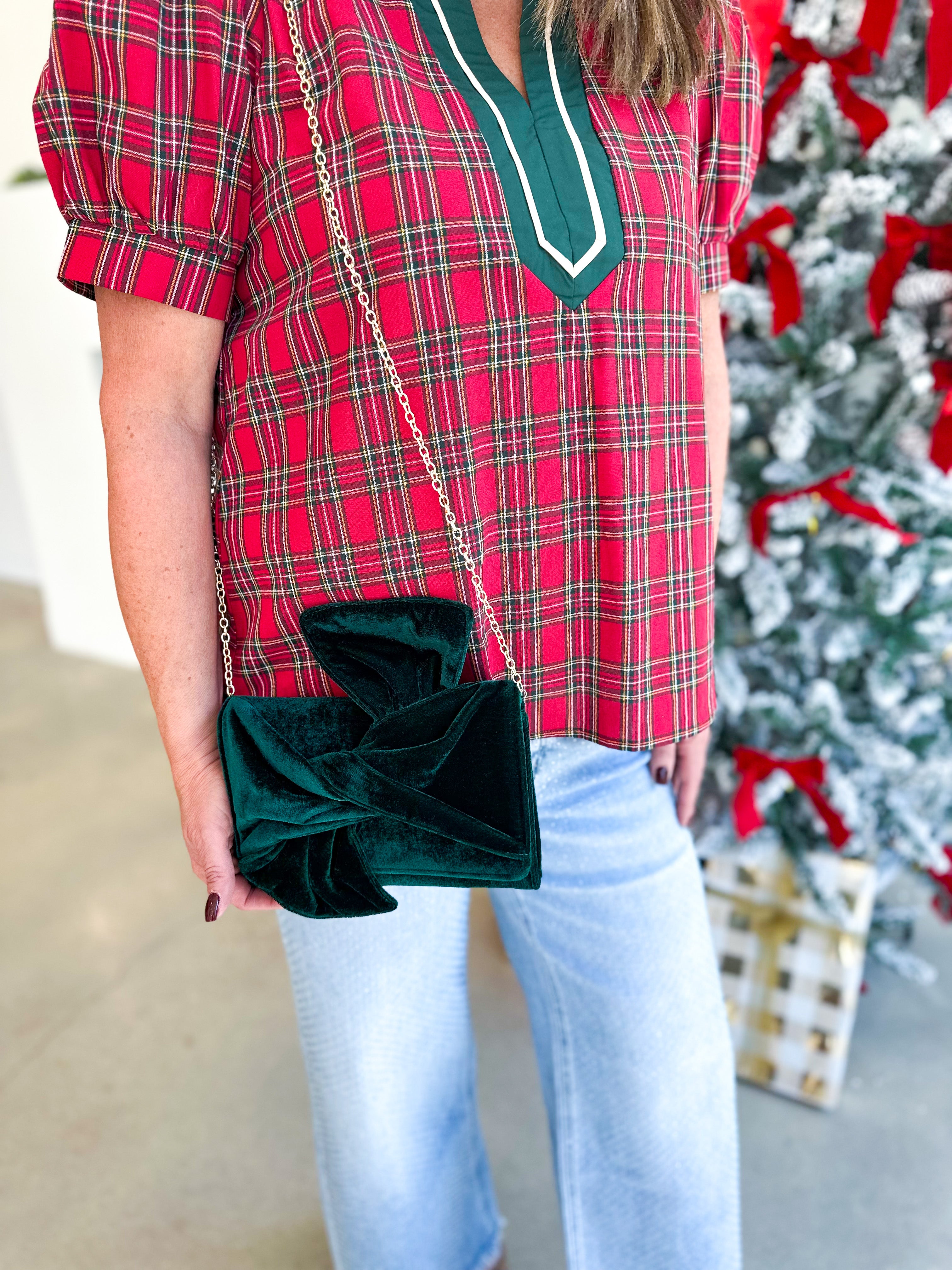 Cora Clutch - Emerald-130 Accessories-SHIRALEAH-July & June Women's Fashion Boutique Located in San Antonio, Texas