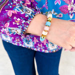 Treasure Jewels - Sea-foam Gelato Bracelet-110 Jewelry & Hair-Treasure Jewels-July & June Women's Fashion Boutique Located in San Antonio, Texas
