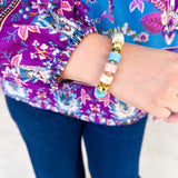 Treasure Jewels - Sea-foam Gelato Bracelet-110 Jewelry & Hair-Treasure Jewels-July & June Women's Fashion Boutique Located in San Antonio, Texas