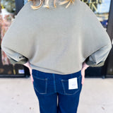 Softest Washed Olive Tee-210 Casual Blouses-FATE-July & June Women's Fashion Boutique Located in San Antonio, Texas