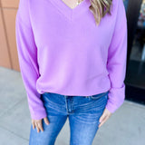 Mary Square - Hazel Long Sleeve - Orchid-210 Casual Blouses-MARY SQUARE-July & June Women's Fashion Boutique Located in San Antonio, Texas