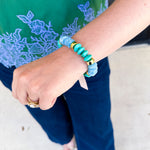Treasure Jewels - Happy Dance Beaded Bracelet-110 Jewelry & Hair-Treasure Jewels-July & June Women's Fashion Boutique Located in San Antonio, Texas