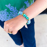 Treasure Jewels - Happy Dance Beaded Bracelet-110 Jewelry & Hair-Treasure Jewels-July & June Women's Fashion Boutique Located in San Antonio, Texas