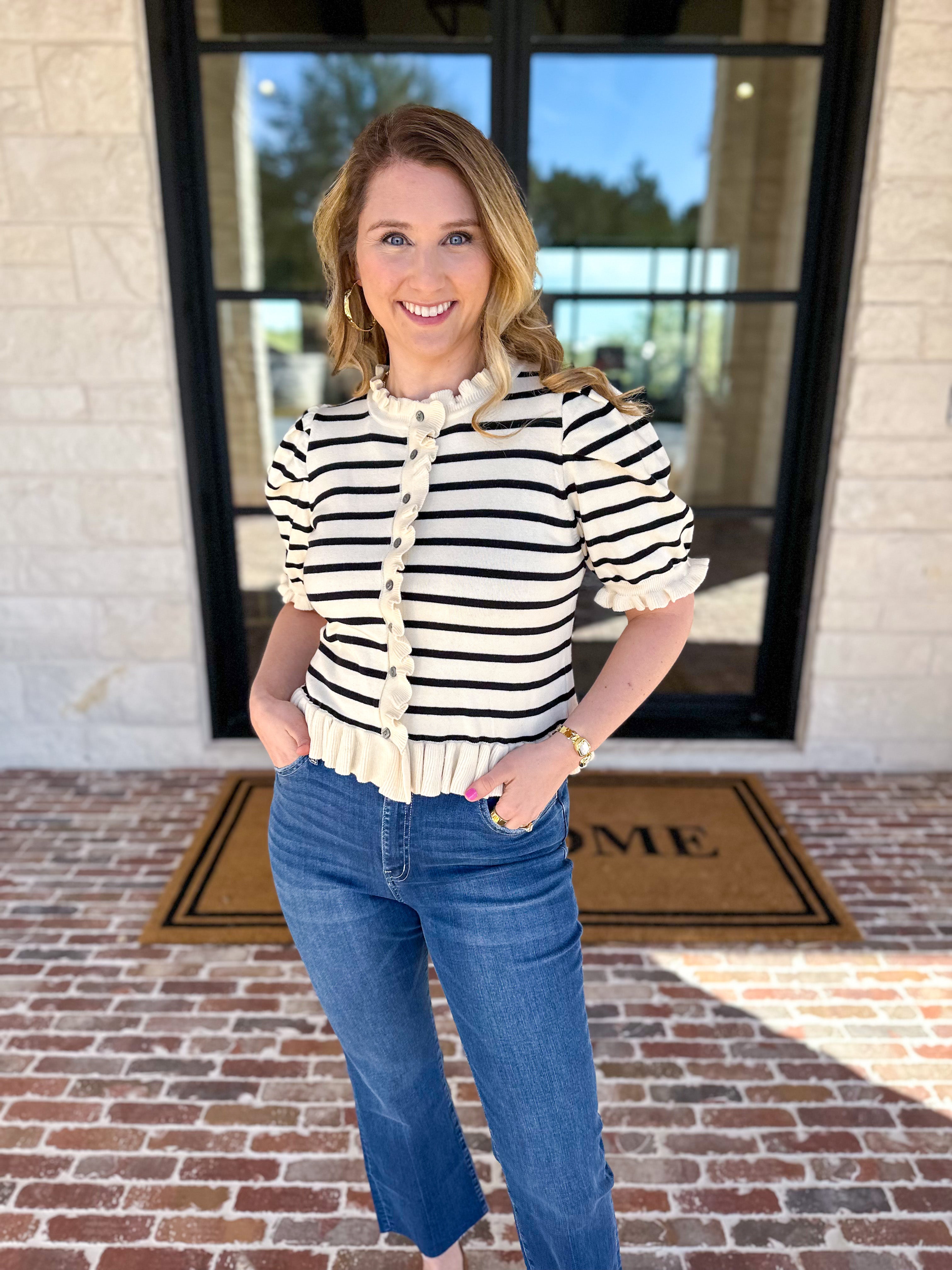 The Simply Sweet Cardigan - Cream-230 Sweaters/Cardis-ENTRO-July & June Women's Fashion Boutique Located in San Antonio, Texas