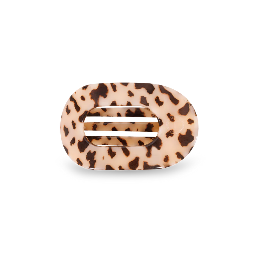 Teleties - Flat Round Hair Clips - Small - Blonde Tortoise-110 Jewelry & Hair-Teleties-July & June Women's Fashion Boutique Located in San Antonio, Texas