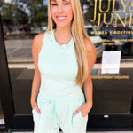 Soft Modal Tanks - Mint-210 Casual Blouses-SKIES ARE BLUE-July & June Women's Fashion Boutique Located in San Antonio, Texas