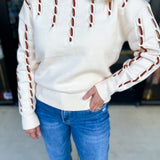 THML - Threaded Oat Sweater-230 Sweaters/Cardis-THML-July & June Women's Fashion Boutique Located in San Antonio, Texas