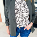 The Blair Blazer - Olive-600 Outerwear-SKIES ARE BLUE-July & June Women's Fashion Boutique Located in San Antonio, Texas