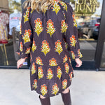 THML - Black Floral Mini Dress-510 Mini-THML-July & June Women's Fashion Boutique Located in San Antonio, Texas