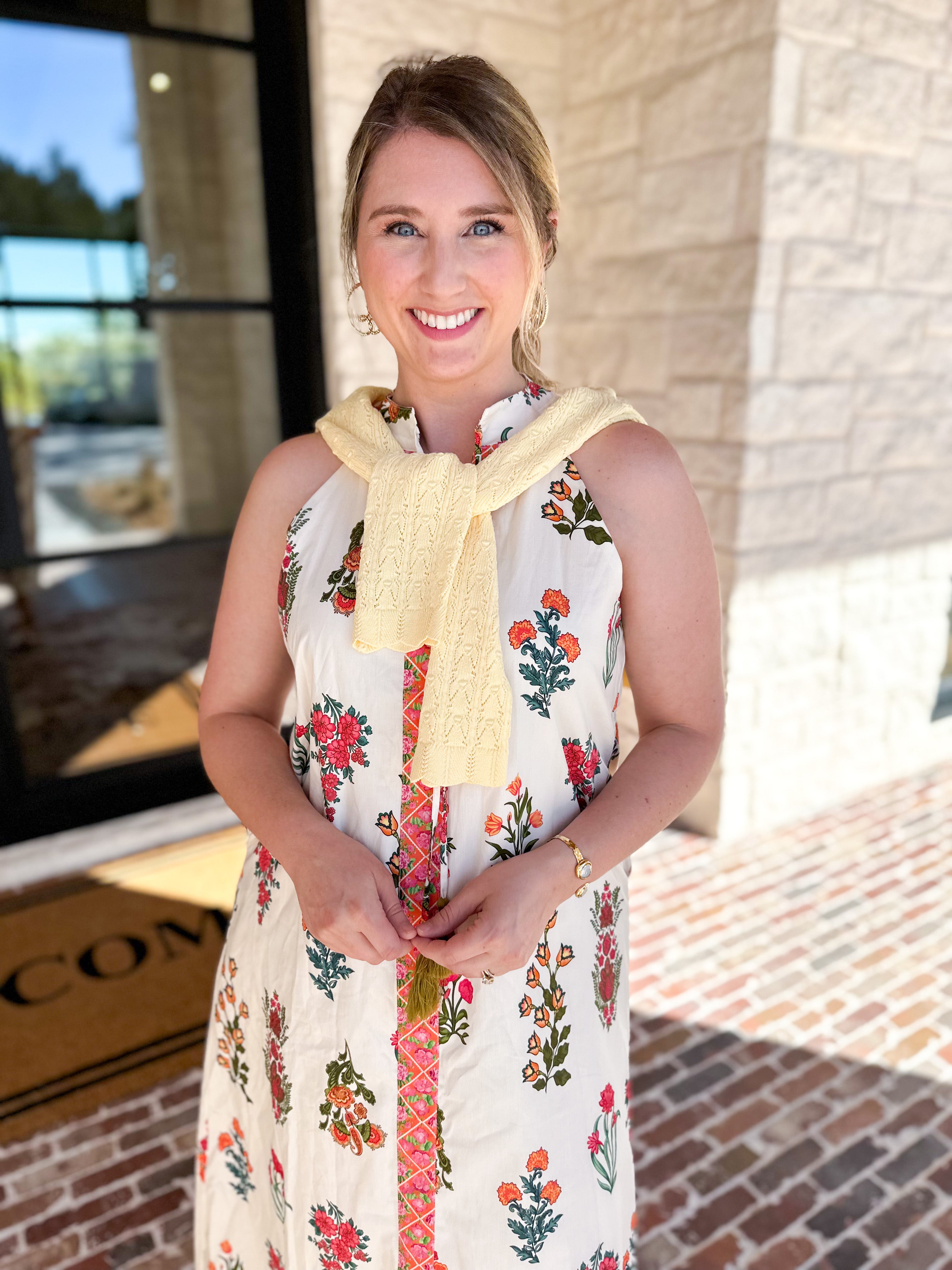 Pointelle Cardigan - Butter Yellow-230 Sweaters/Cardis-ALLIE ROSE-July & June Women's Fashion Boutique Located in San Antonio, Texas