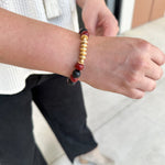 Michelle McDowell - Myles Bracelet - Red & Black-110 Jewelry & Hair-Michelle McDowell-July & June Women's Fashion Boutique Located in San Antonio, Texas
