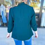 The Blair Blazer - Forrest-600 Outerwear-SKIES ARE BLUE-July & June Women's Fashion Boutique Located in San Antonio, Texas