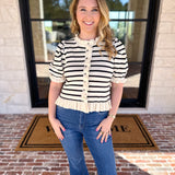 The Simply Sweet Cardigan - Cream-230 Sweaters/Cardis-ENTRO-July & June Women's Fashion Boutique Located in San Antonio, Texas