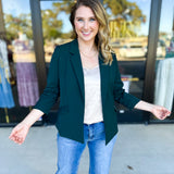 The Blair Blazer - Forrest-600 Outerwear-SKIES ARE BLUE-July & June Women's Fashion Boutique Located in San Antonio, Texas