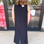 Casual Chic Midi Dress - Black-500 Midi-ENTRO-July & June Women's Fashion Boutique Located in San Antonio, Texas