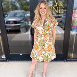 THML - Earthy Hues Mini Dress-510 Mini-THML-July & June Women's Fashion Boutique Located in San Antonio, Texas