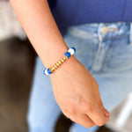 Michelle McDowell - Myles Bracelet - Blue & White-110 Jewelry & Hair-Michelle McDowell-July & June Women's Fashion Boutique Located in San Antonio, Texas
