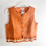 Copper Quilted Vest-600 Outerwear-LISTICLE-July & June Women's Fashion Boutique Located in San Antonio, Texas