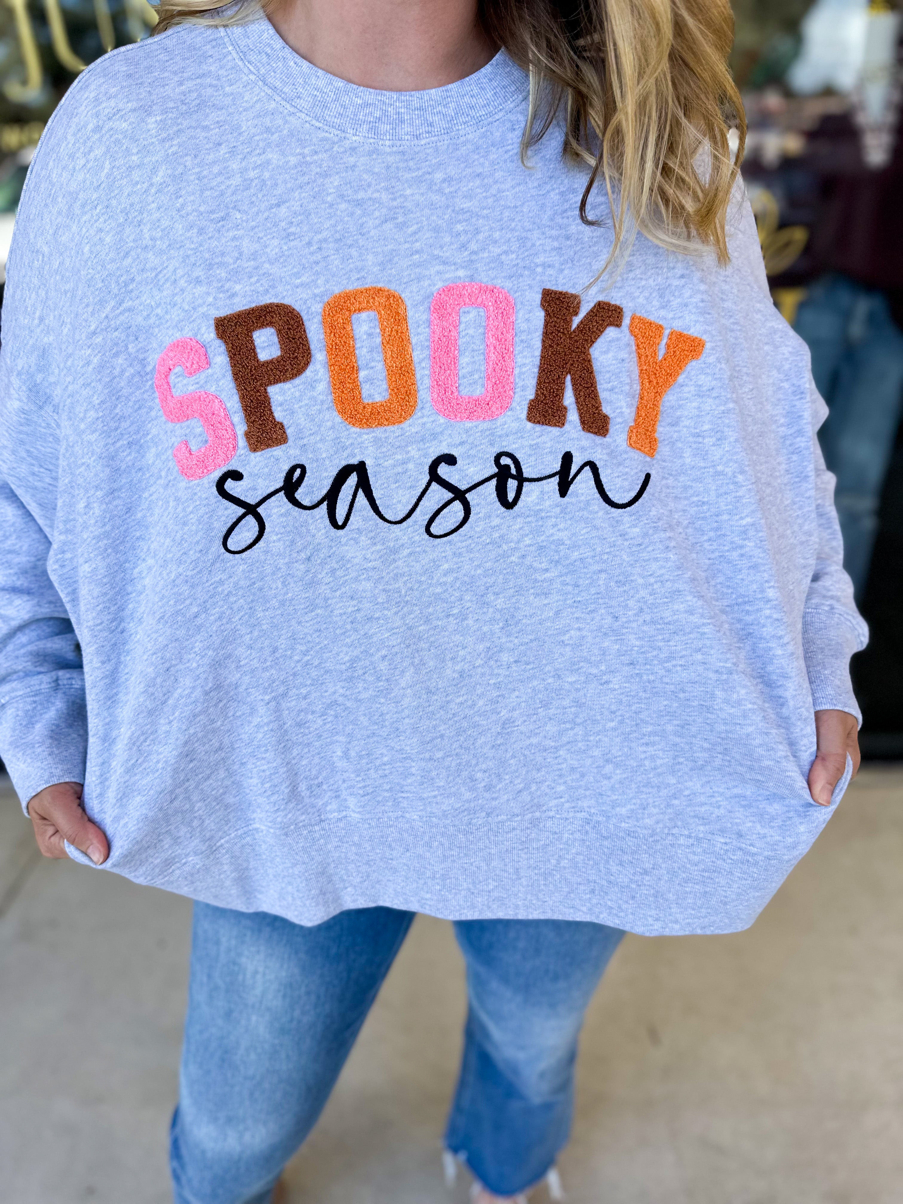 Spooky Season Pullover-210 Casual Blouses-SHIRALEAH-July & June Women's Fashion Boutique Located in San Antonio, Texas
