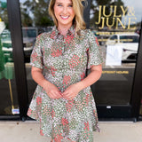 Mary Square - Rory Open Meadows Mini Dress-510 Mini-MARY SQUARE-July & June Women's Fashion Boutique Located in San Antonio, Texas