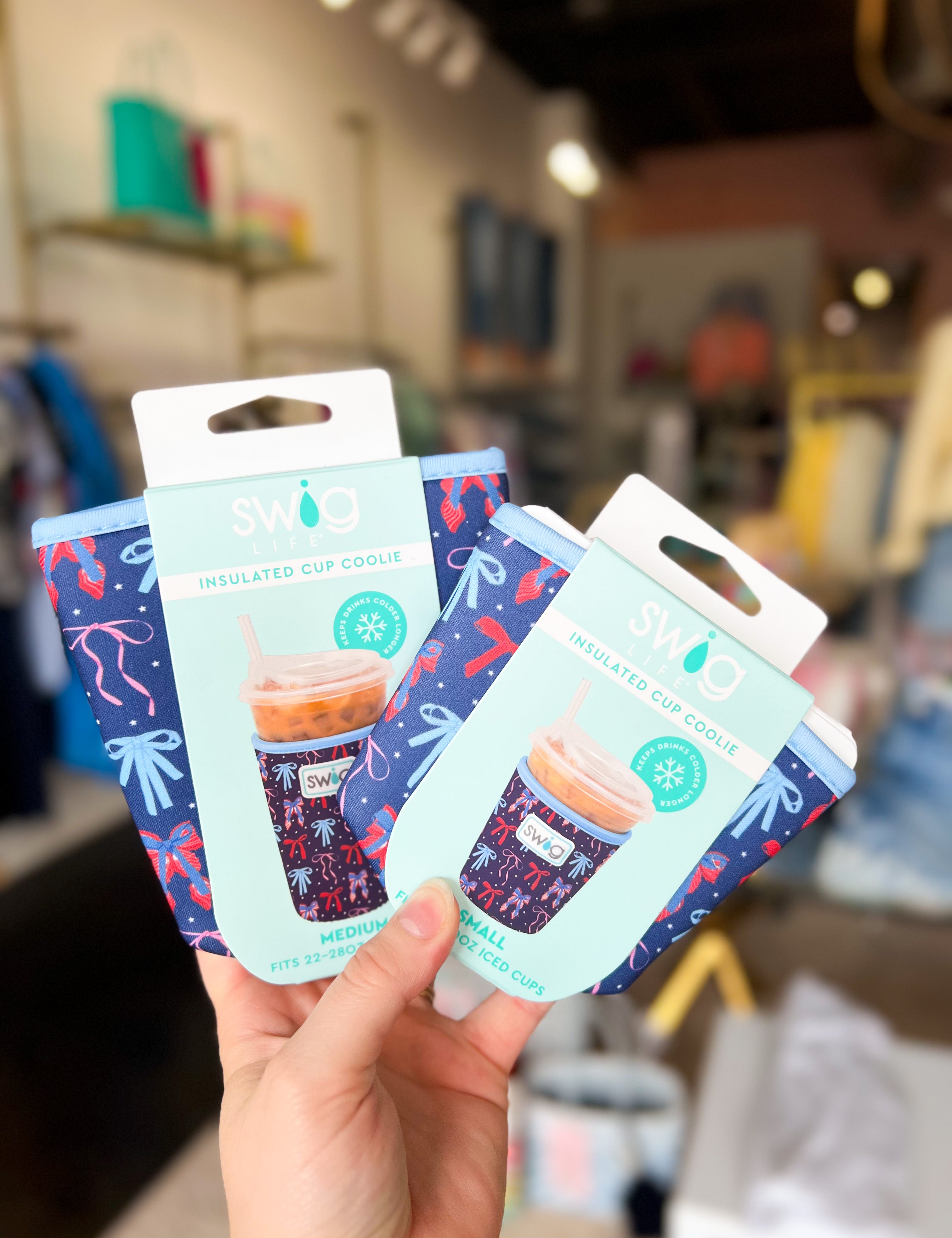 SWIG - Miss Independence Iced Cup Coolie - Medium-140 Gifts + Home-SWIG-July & June Women's Fashion Boutique Located in San Antonio, Texas