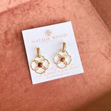 Natalie Wood - Botanic Drop Earrings - Sandstone-110 Jewelry & Hair-Natalie Wood-July & June Women's Fashion Boutique Located in San Antonio, Texas