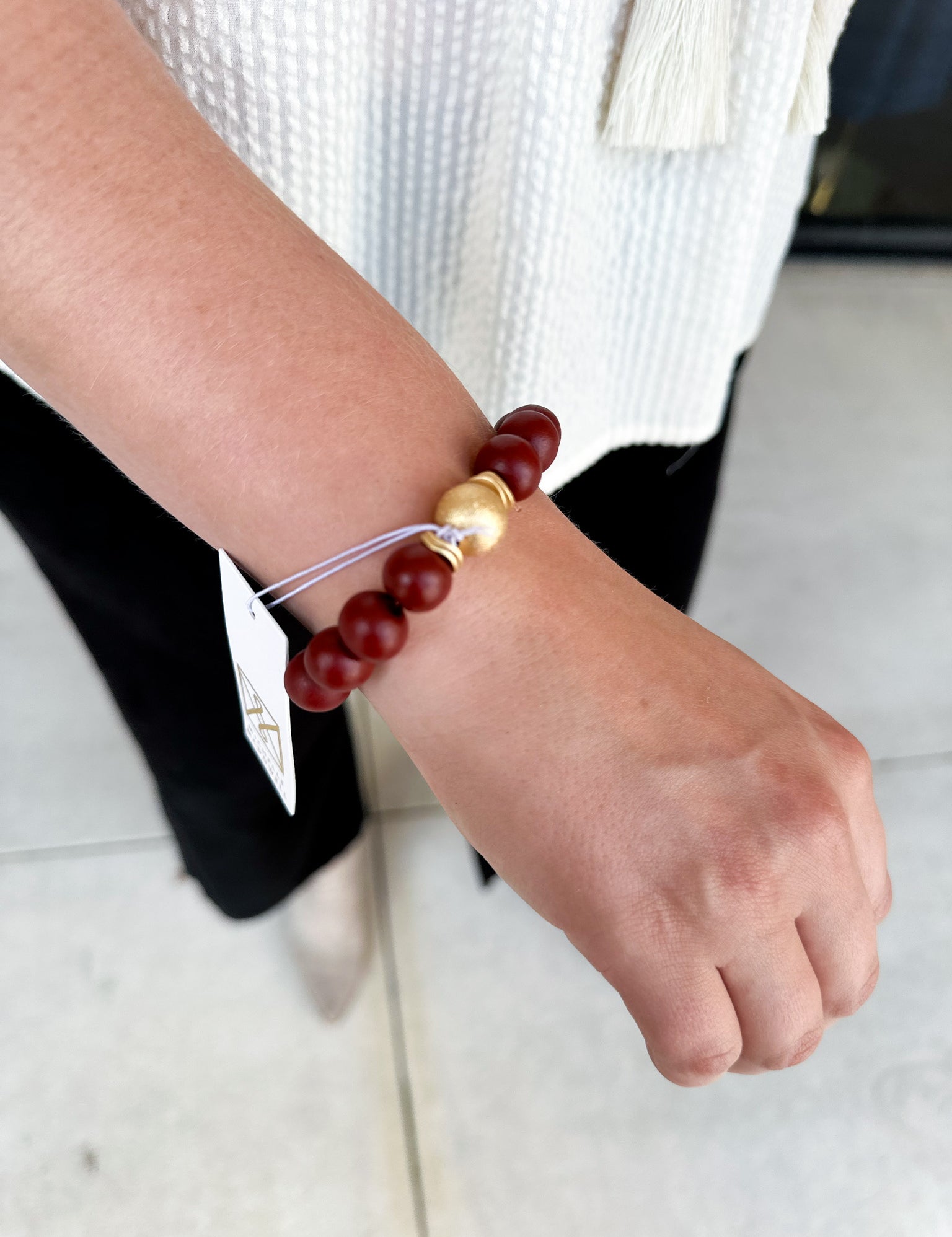 Michelle McDowell - Ryden Bracelet - Garnet-110 Jewelry & Hair-Michelle McDowell-July & June Women's Fashion Boutique Located in San Antonio, Texas