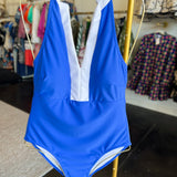 Mary Square - Blue Collins Swimsuit - FINAL SALE-300 Athleisure/Lounge-MARY SQUARE-July & June Women's Fashion Boutique Located in San Antonio, Texas
