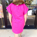 The Melinda Mini Dress - Pink-510 Mini-PINCH-July & June Women's Fashion Boutique Located in San Antonio, Texas