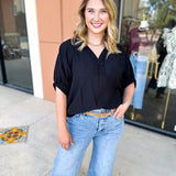 Braided Blouse-200 Fashion Blouses-ENTRO-July & June Women's Fashion Boutique Located in San Antonio, Texas