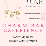 Charm Bar Experience - Necklace Package - 1 Chain & 5 Charms-July & June Women's Boutique-July & June Women's Fashion Boutique Located in San Antonio, Texas