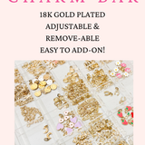 Charm Bar Experience - Bracelet Package - 1 Chain & 5 Charms-July & June Women's Boutique-July & June Women's Fashion Boutique Located in San Antonio, Texas