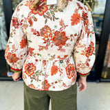 The Polly Peplum Blouse-200 Fashion Blouses-ENTRO-July & June Women's Fashion Boutique Located in San Antonio, Texas