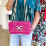 Roa Shoulder - Pink-130 Accessories-SHIRALEAH-July & June Women's Fashion Boutique Located in San Antonio, Texas