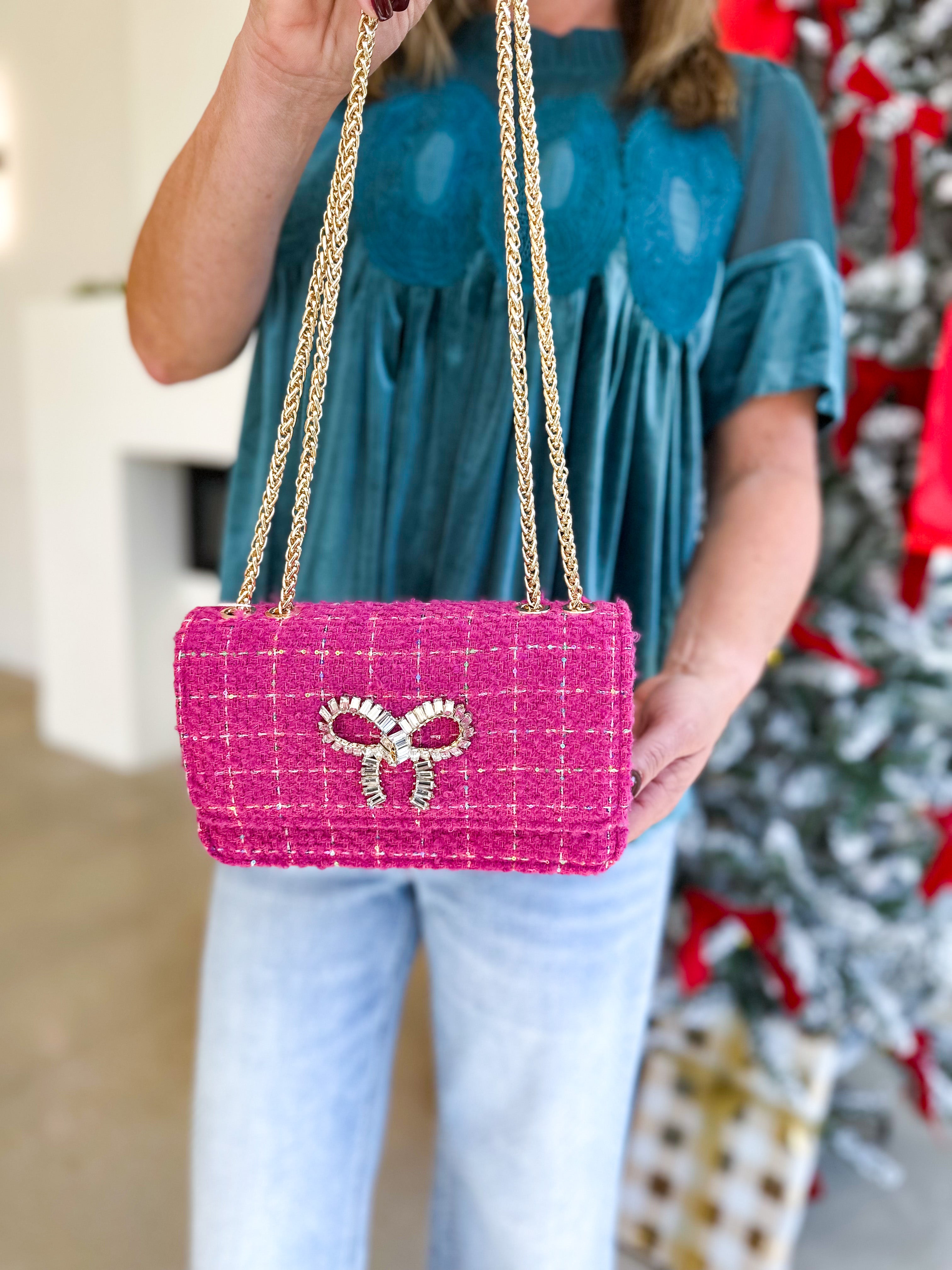 Roa Shoulder - Pink-130 Accessories-SHIRALEAH-July & June Women's Fashion Boutique Located in San Antonio, Texas