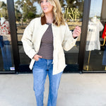 Barn Jacket - Tan-600 Outerwear-AARON & AMBER-July & June Women's Fashion Boutique Located in San Antonio, Texas