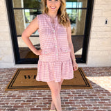 Pink Prep Mini Dress-510 Mini-TCEC-July & June Women's Fashion Boutique Located in San Antonio, Texas