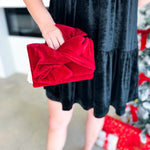 Cora Clutch - Crimson-130 Accessories-SHIRALEAH-July & June Women's Fashion Boutique Located in San Antonio, Texas