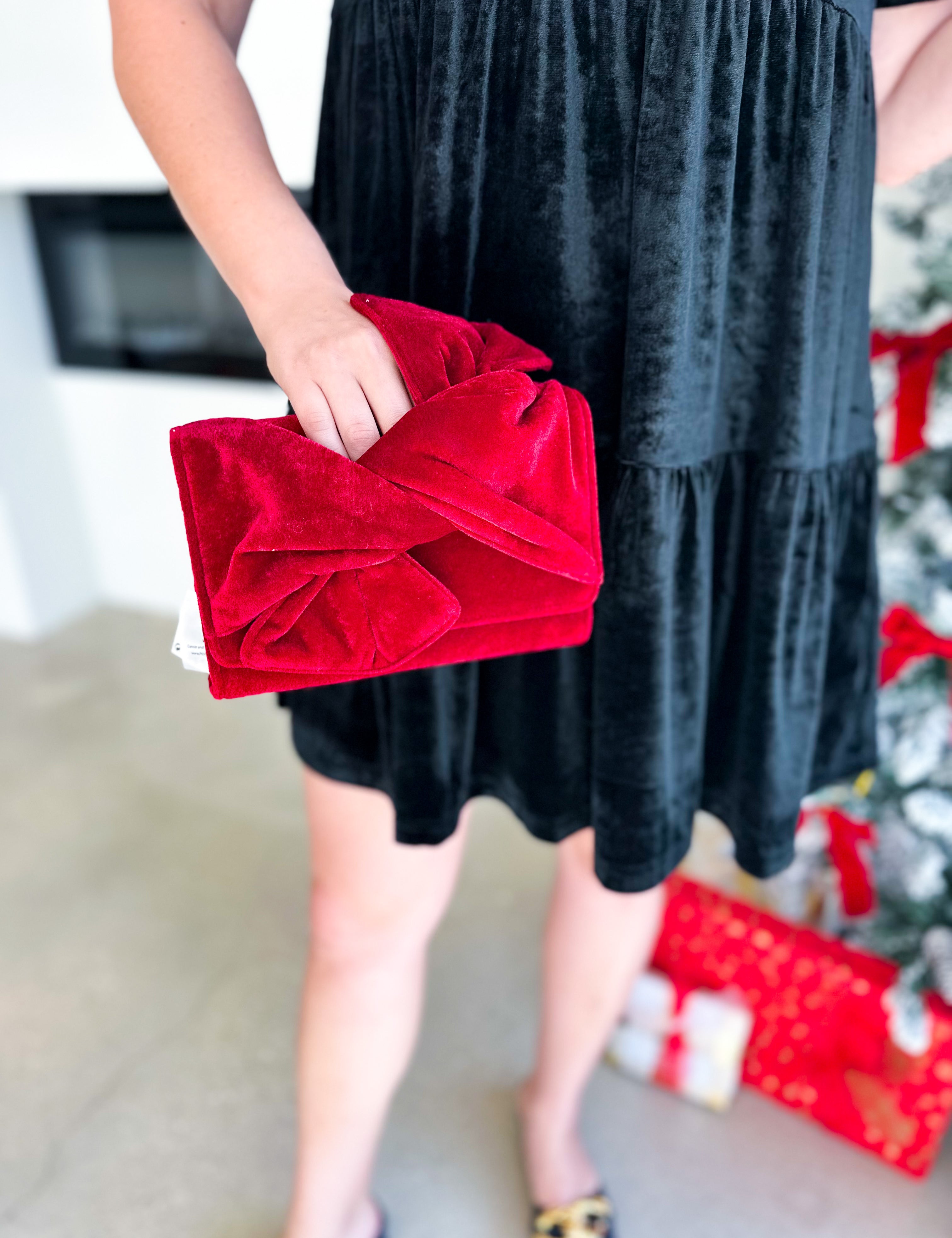 Cora Clutch - Crimson-130 Accessories-SHIRALEAH-July & June Women's Fashion Boutique Located in San Antonio, Texas