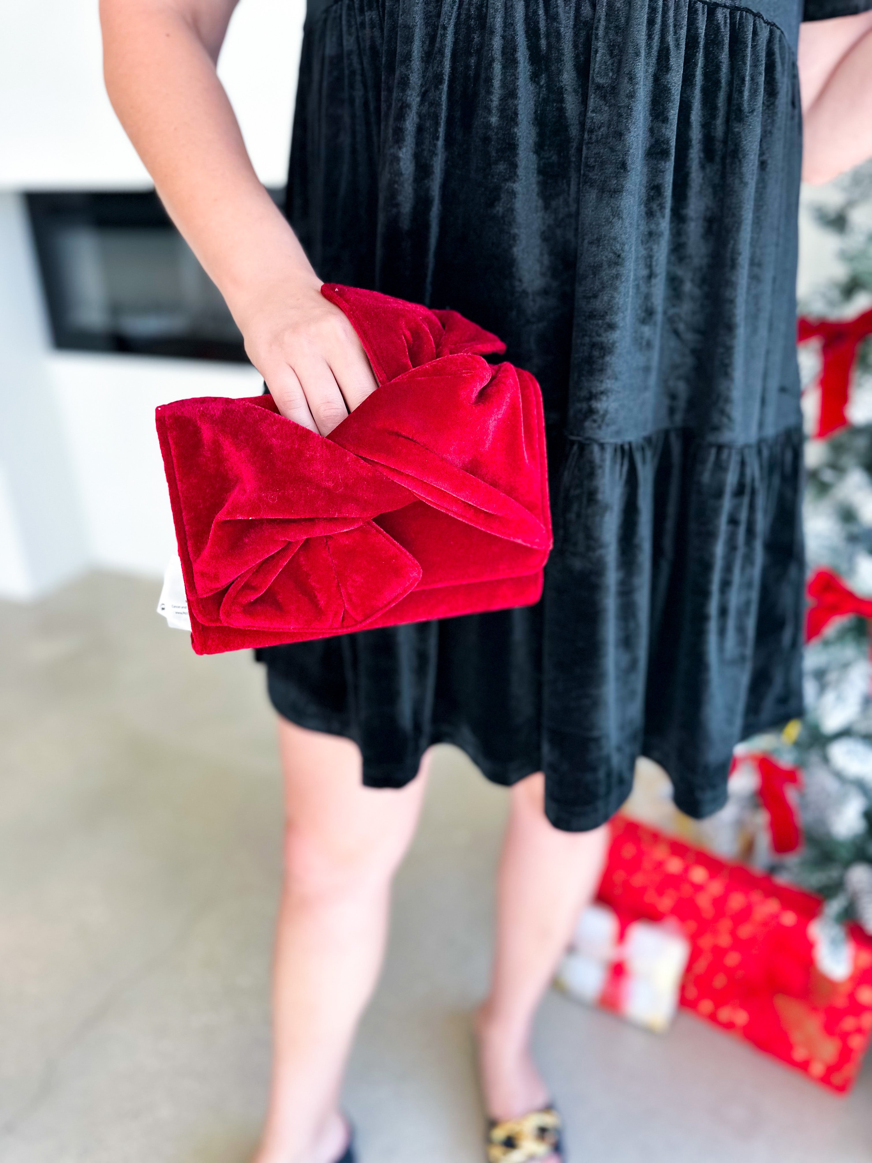 Cora Clutch - Crimson-130 Accessories-SHIRALEAH-July & June Women's Fashion Boutique Located in San Antonio, Texas