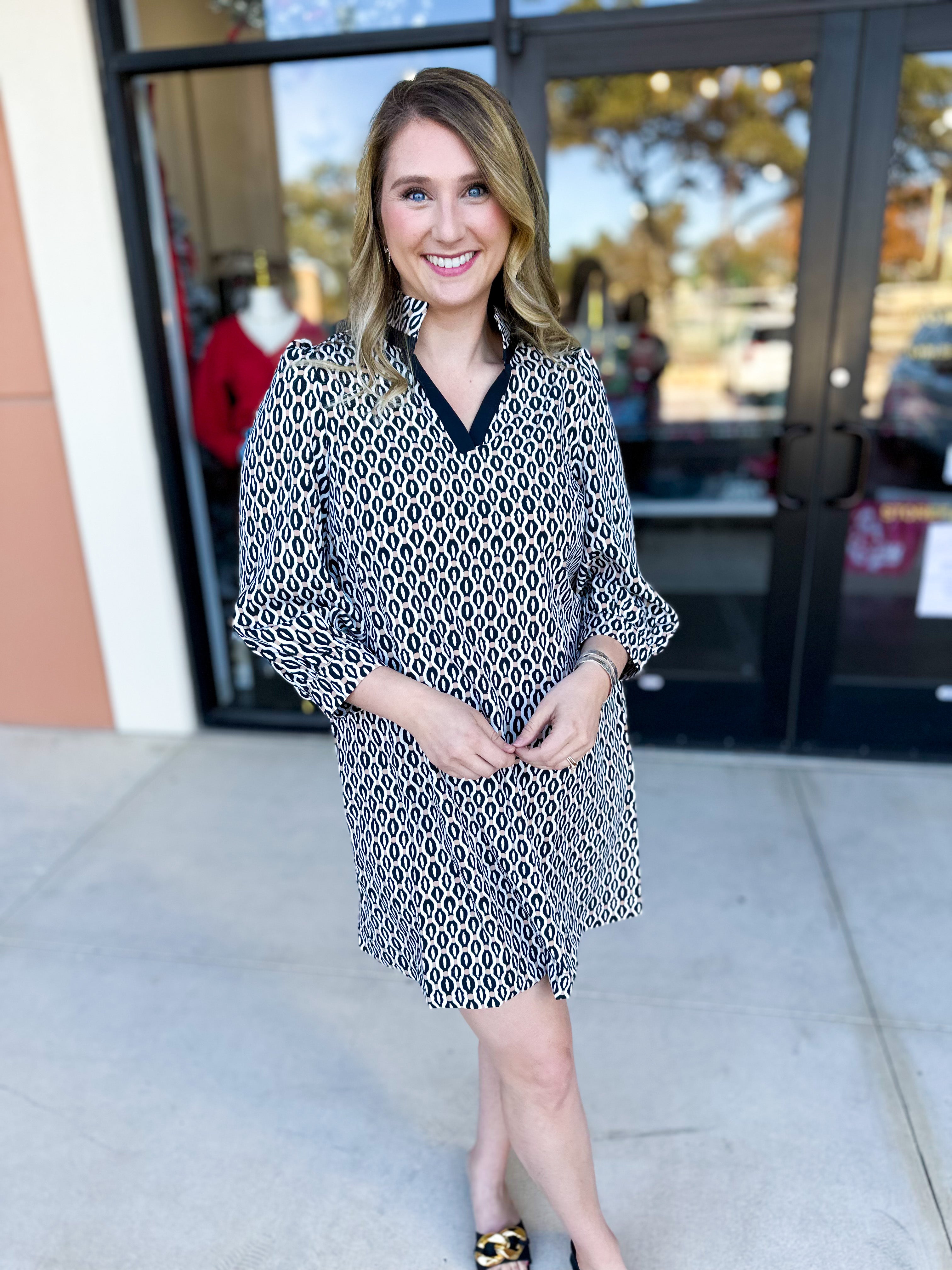 Mary Square - The Raelyn High Notes Mini Dress-510 Mini-MARY SQUARE-July & June Women's Fashion Boutique Located in San Antonio, Texas