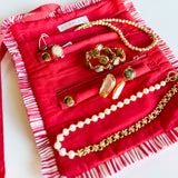 Elle Jewelry Roll - Red-140 Gifts + Home-SHIRALEAH-July & June Women's Fashion Boutique Located in San Antonio, Texas