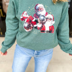 Santa Disco Pullover Jacket-230 Sweaters/Cardis-Small Town Society-July & June Women's Fashion Boutique Located in San Antonio, Texas