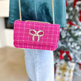 Roa Shoulder - Pink-130 Accessories-SHIRALEAH-July & June Women's Fashion Boutique Located in San Antonio, Texas